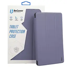 Чохол-книжка BeCover Soft Edge з кріпленням Apple Pencil для Apple iPad Air (4/5) 2020/2022 10.9 Пурпуровий (711124)
