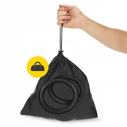Гімнастичні кільця 4FIZJO з ABS пластику, регульовані Black/Yellow (P-5905973406109) - мініатюра 5