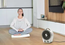 Тепловентилятор BLACK+DECKER 2,0 кВт, площа обігріву 20 кв.м., підлоговий, білий (BXFSH2000E) - мініатюра 5