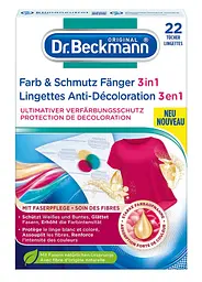 Серветки-пастка для кольору Dr. Beckmann Farb&Schmutz Fanger 3in1 22шт