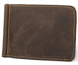 Шкіряний затиск для купюр Vintage 11,5х8 см acs0015853