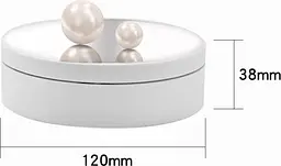 Поворотний стіл Puluz DCA1358W 12см White [88758] - мініатюра 4