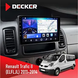 Штатна магнітола Renault Trafic 2011-2014 Decker D10-006 4x64, 4G Decker (НФ-00009591)