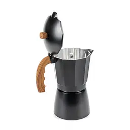 Гейзерна кавоварка Holmer CF-0450-BW Natural 450 мл чорна (CF-0450-BW Natural) - мініатюра 4