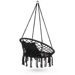Садова гойдалка Boho Outtec XXL чорний - мініатюра 5