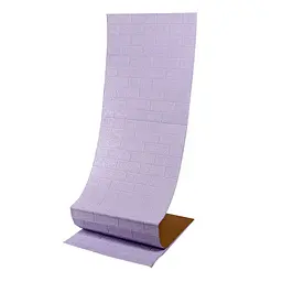 Самоклеюча 3D панель під світло-фіолетову цеглу Sticker Wall 20000х700х3мм - мініатюра 1