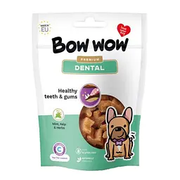 Ласощі для собак Bow wow Dental снеки для здорових зубів та ясен, 60 г