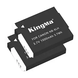 2-Pack KingMa Canon NB-6L комплект из 2 аккумуляторов