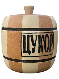 Ємінсть для цукру 10х10х11 см. Цукорниця 0,33 л - мініатюра 2
