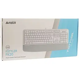Клавіатура A4Tech FK20 USB UA White (4711421003216) - мініатюра 4
