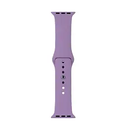 Ремінець Apple Watch Silicone 38/40/41 мм Light Фіолетовий L - мініатюра 2