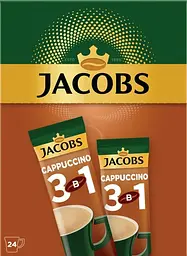Кава 3в1 Jacob's Cappuccino 12,5 г*24 стіки