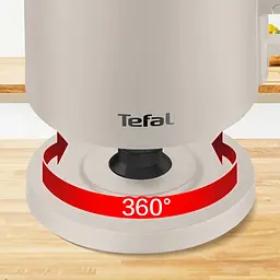 Електрочайник Tefal Thermo Protect 1.5 л пластик нержавіюча сталь бежевий kuh0015410 - мініатюра 10