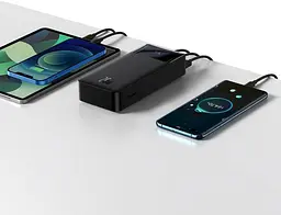 Зовнішній зарядний пристрій Baseus Bidow Digital Display 30 000mAh 20W PPDML-N01 Чорний - мініатюра 8