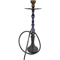 Кальян KARMA HOOKAH 0.0 Blue (Craft Black Matt) - мініатюра 2
