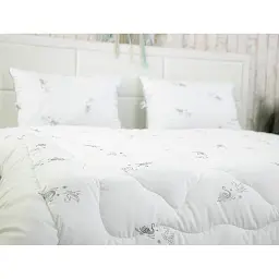 Ковдра зимова зі штучного лебединого пуху Руно Silver Swan 140х205 см з подушкою 50х70 см - мініатюра 5