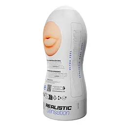 Мастурбатор-ротик Alive Maxi Flex L Oral, реалістичний вхід, рельєфний канал - мініатюра 3