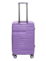 Валіза середня Milano bag 0306 поліпропілен M Бузковий - мініатюра 4