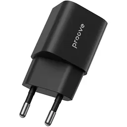 Мережевий зарядний пристрій Proove Silicone Power Plus 20W USB-C/USB-A Black (WCSP2011001) [130276] - мініатюра 4