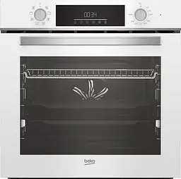 Beko Духовий шафа електричний, 72л, A, дисплей, конвекція, телескоп, білий