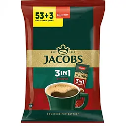 Кавовий напій Jacobs 3в1 Dynamix, оригінал, 56х12,5 г 700 г