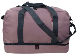 Дорожня сумка з відділом взуття 40L пудровий Wallaby sum0028890 - мініатюра 3