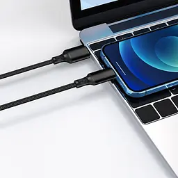 Кабель USB- Lightning CB 33 CELEBRAT / Кабель плоский USB-Lightning - мініатюра 2