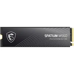 Твердотільний накопичувач SSD 1Tb, Spatium M560, PCI-E 5.0 x4, M.2 2280, 3D TLC, 10200/8400 МБ/с MSI teh0019811