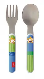 Набір столових приборів Sigikid Racing Rabbit, 14 см, 2 шт. (24873SK)