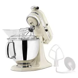 Кухонна машина KitchenAid Artisan 4,8 л 5KSM125EAC з відкидним блоком кремовий - мініатюра 2