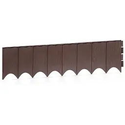 Бордюр садовий Prosperplast Garden fence 5.9 м коричневий - мініатюра 2