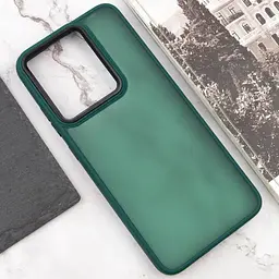 Чохол TPU+PC Lyon Frosted для Motorola Edge 60 Fusion Green - мініатюра 4