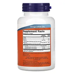Риб'ячий жир з печінки тріски Now Foods Cod Liver Oil 1000 мг 90 капсул - мініатюра 2