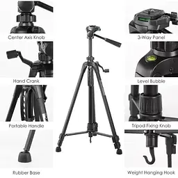 Штатив трипод Weifeng WT-3520 тринога для фотоапарата та смартфона - мініатюра 5