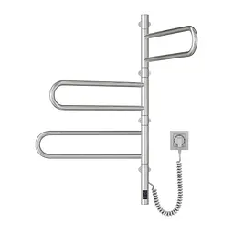 Електрична рушникосушка Navin Fouette 480x800 Sensor з таймером 00-044050-5080, Хром, Електронний - мініатюра 2