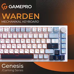 Клавіатура GamePro Genesis Warden MK160BL [140415] - мініатюра 11