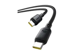 Кабель USB Type-C BASEUS Silky Series USB Type-C to USB Type-C 100W 1m Black (P10377704113-00) - мініатюра 4