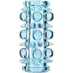 Насадка на пеніс Boss Series Stretchy Sleeve 7 см блакитний