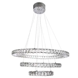 Люстра підвісна Brille кришталева LED 68W WW+NW+CW CH (BR-967S/3)