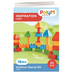 Конструктор PolyM Архітектор 30 деталей (760005) - мініатюра 4
