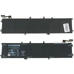 Акумулятор для ноутбука Dell 6GTPY (XPS 15 9550 (ВЕРСІЯ 2), 9560, 9570) 11.4V 8333 mAh 97Wh Black
