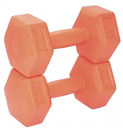 Гантелі композитні PowerPlay 4124 Hercules Набір 12 кг 3 пари (PP_4124_12kg) - мініатюра 4