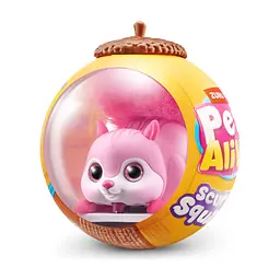 Інтерактивна іграшка Pets & Robo Alive Pets alive S1 Білочка рожевий (9565B)