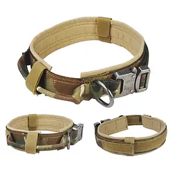 Нашийник для собак Harness, нейлоновий з металевою пряжкою-фастекс Камуфляж, XL - мініатюра 2