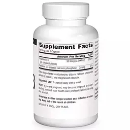 Вітаміни та мінерали Source Naturals Vitamin D3 2000 IU 100 капсул - мініатюра 2