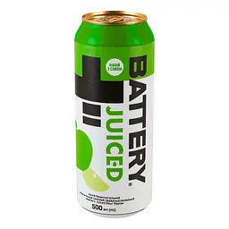 Напій енергетичний Battery Juiced Sour Apple безалкогольний соковий середньогазованний 0.5 л
