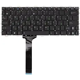 Клавіатура для ноутбука ASUS Eee PC 1015 чорний, чорний фрейм