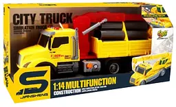 Іграшка CARS S Вантажівка з трубами 1:14 (CJ-4479348) (7259659) - мініатюра 2