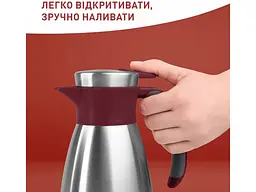 Термос-глечик Tefal Soft Grip 1.5 л (K3042214) - мініатюра 3