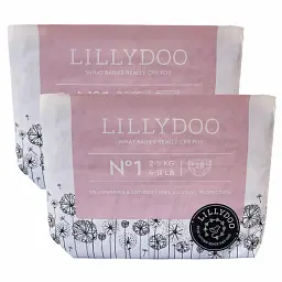 Підгузники LILLYDOO 1 (2-5 кг), 56 шт